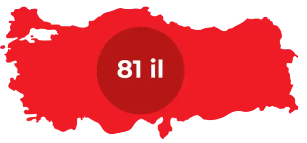 81il türkiyenin her yerine hizmet veriyoruz