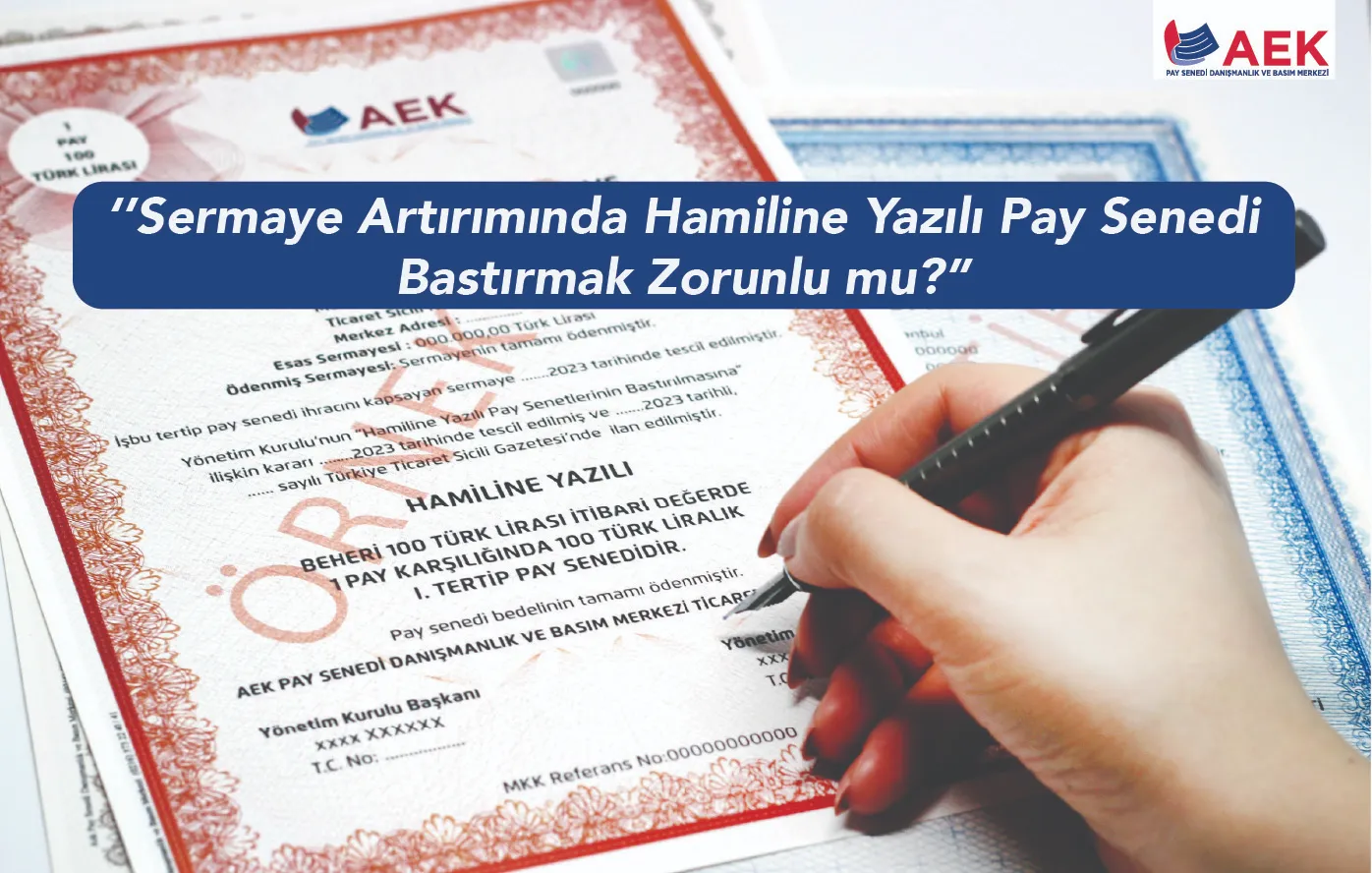 Sermaye artırımında hamiline yazılı pay senedi basımı